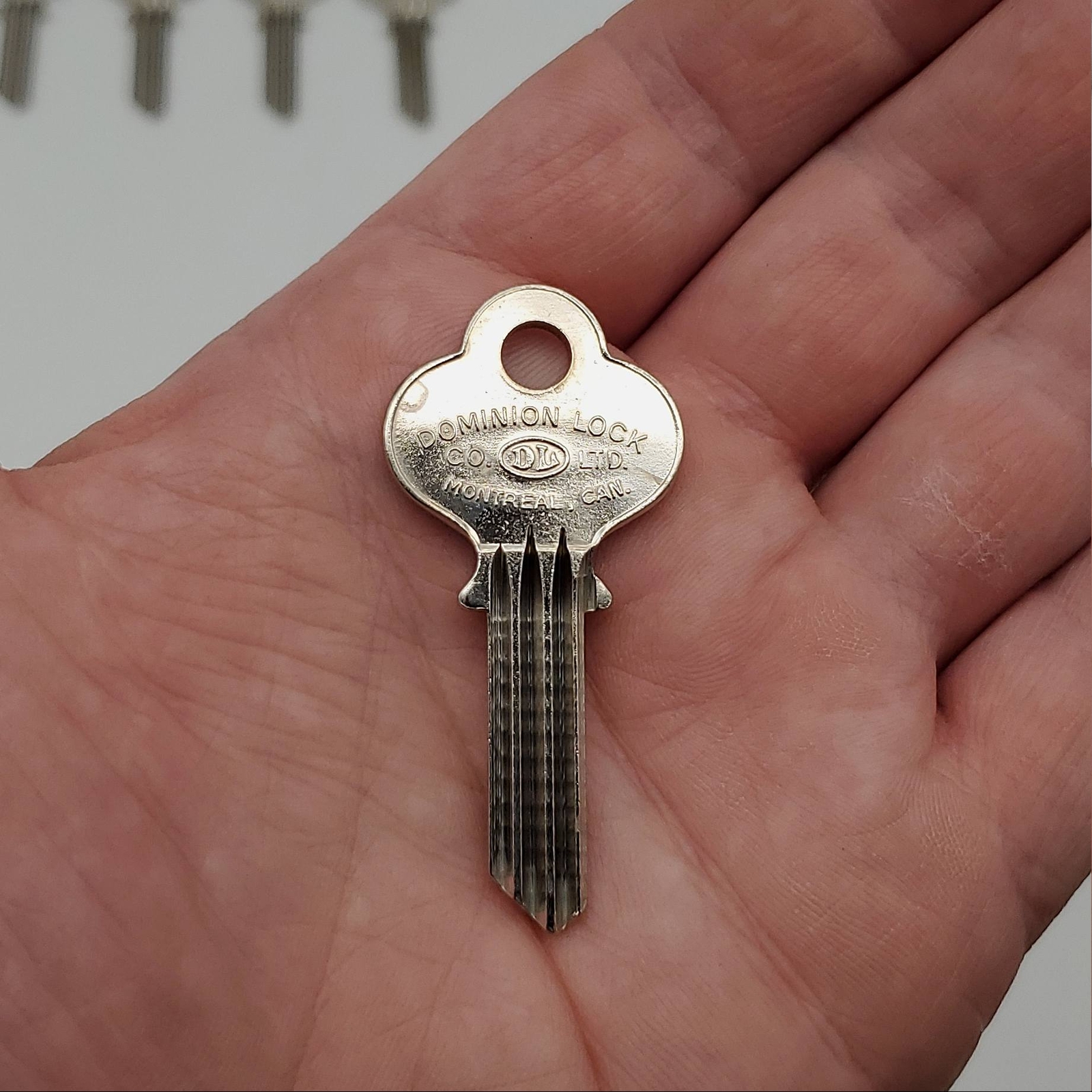 5x Dominion Lock No 13 Key Blanks Nickel Plated Montreal CA