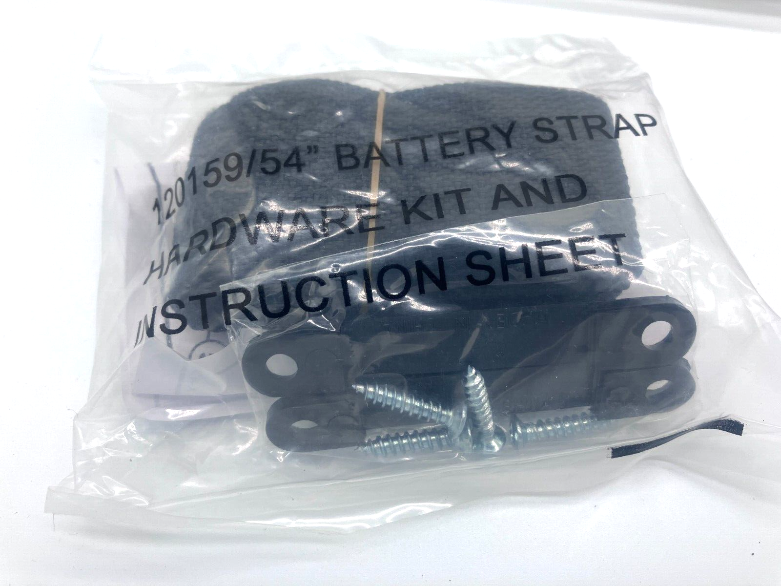 10 Pack 54 Inch Black Adjustable Battery Box Tie Down Strap Kit for Boats