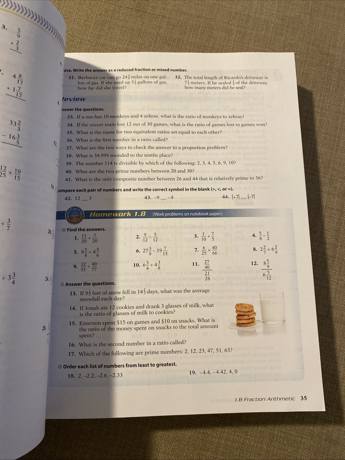 Abeka Pre-Algebra Work-text 8th grade 4th edition 319155