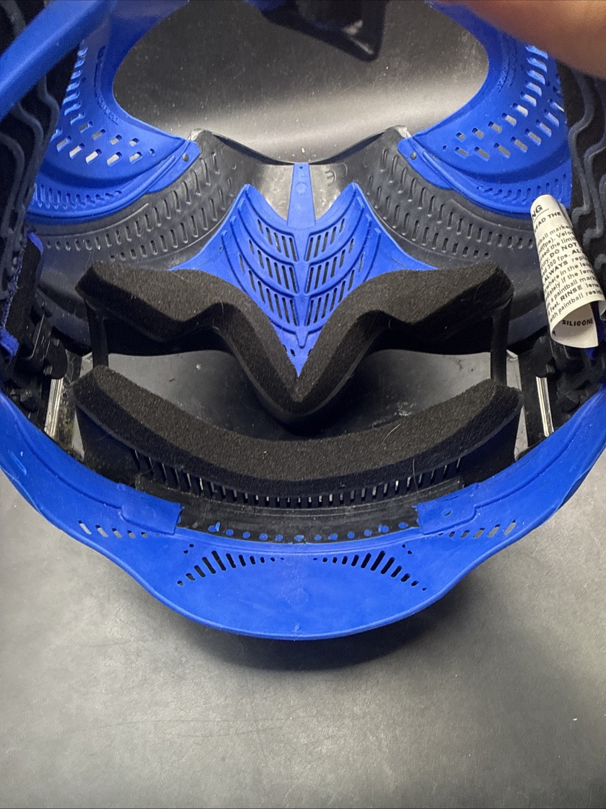 VForce Profiler Paintball Mask Black & Blue Used