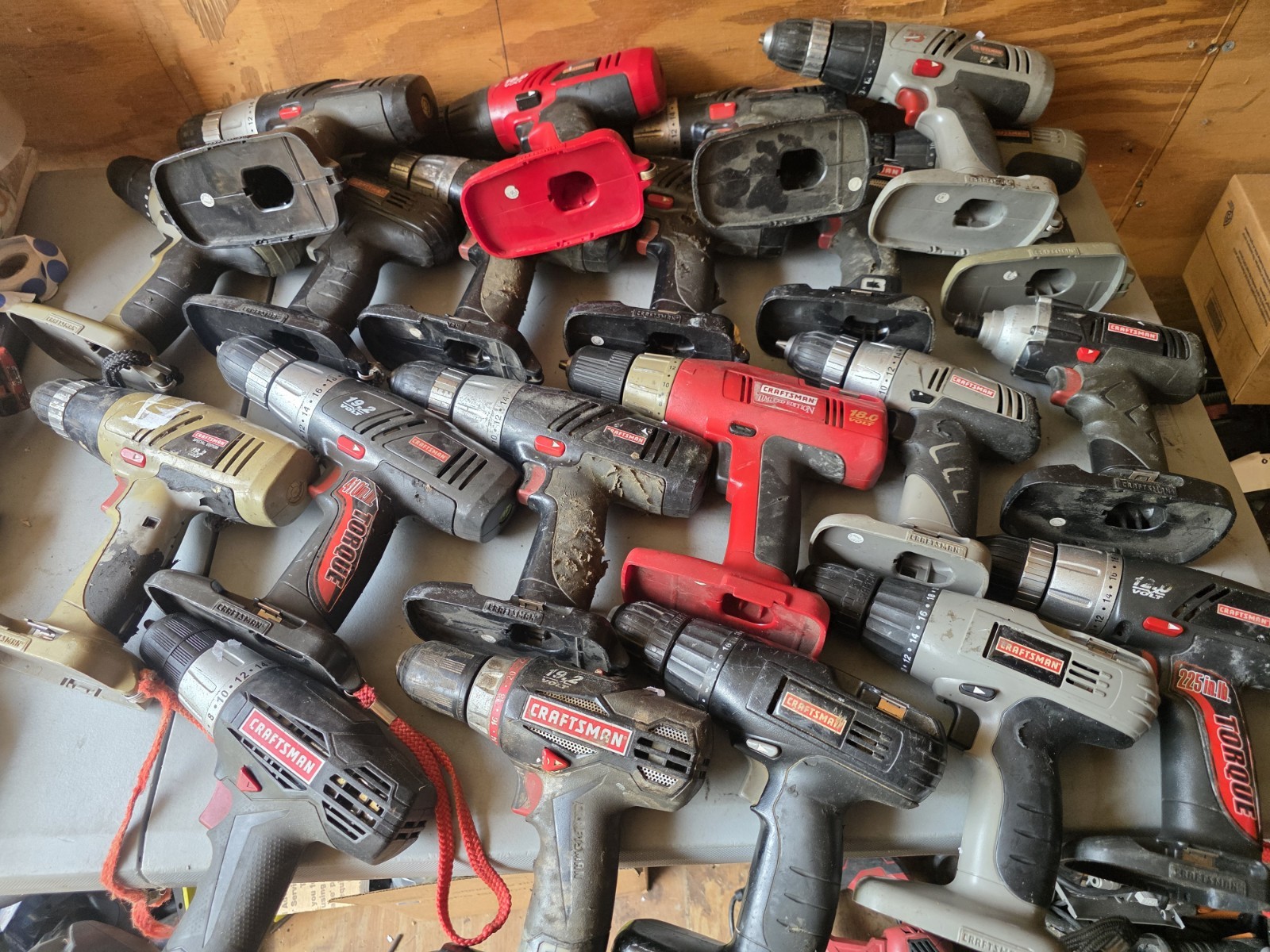 Craftsman Drills Mix Lot 19 Untested
