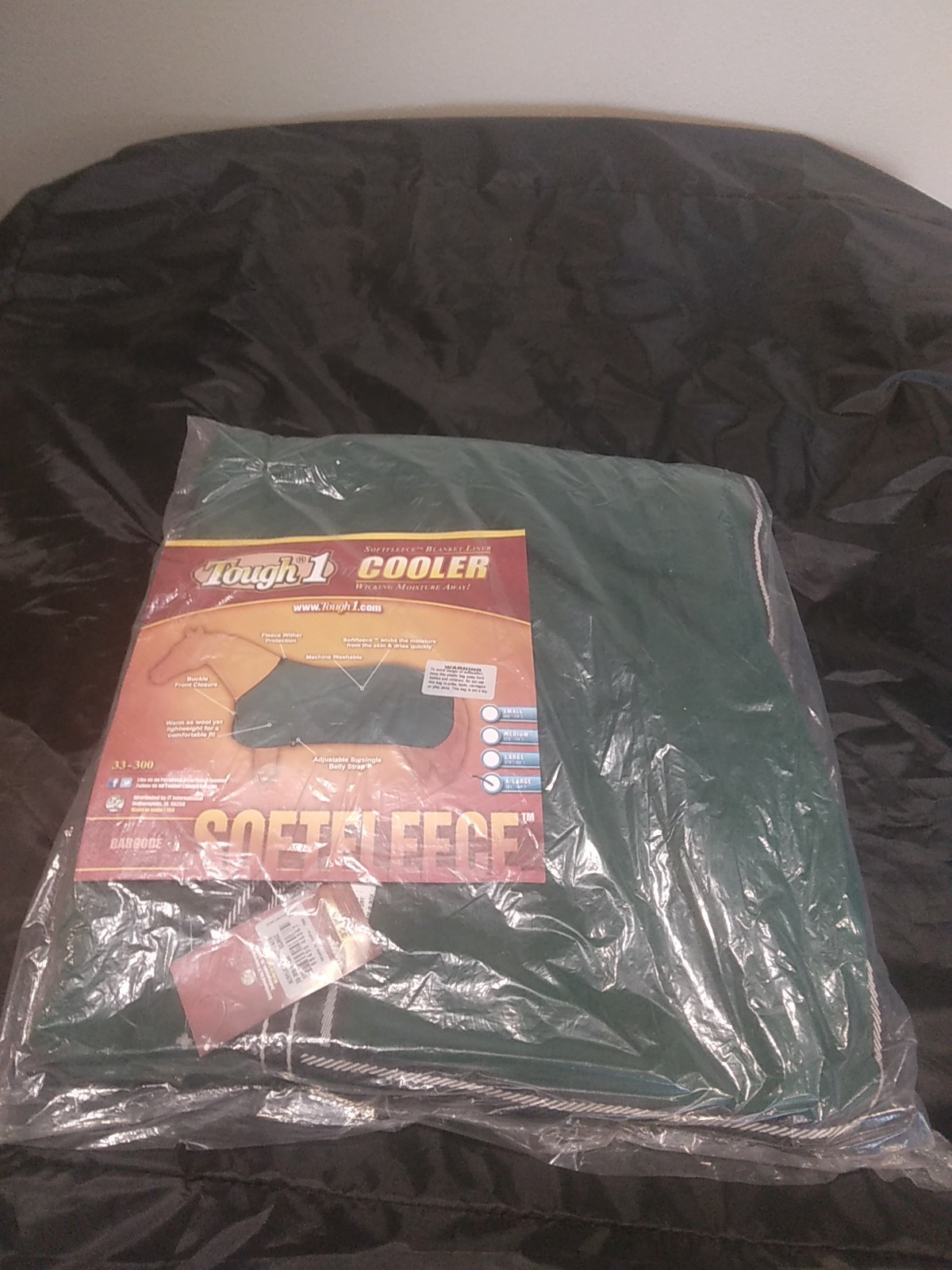 Tough-1 Green Softfleece Blanket Liner/Sheet Horse Tack SZ XL, 33-300