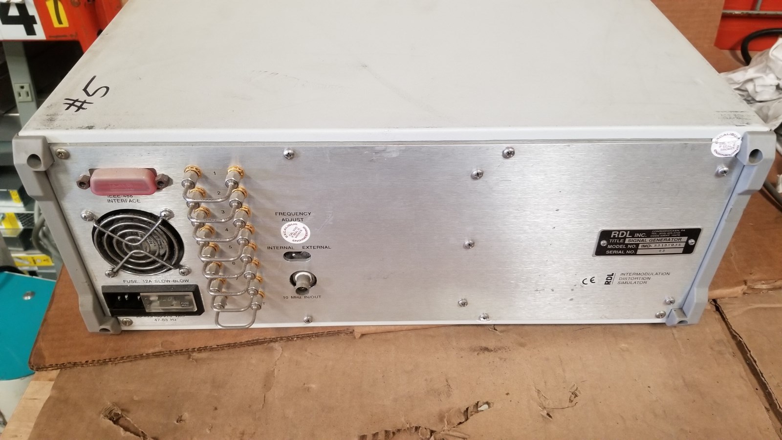 RDL IMD-801D-03A Intermodulation Distortion Simulator Good! #6