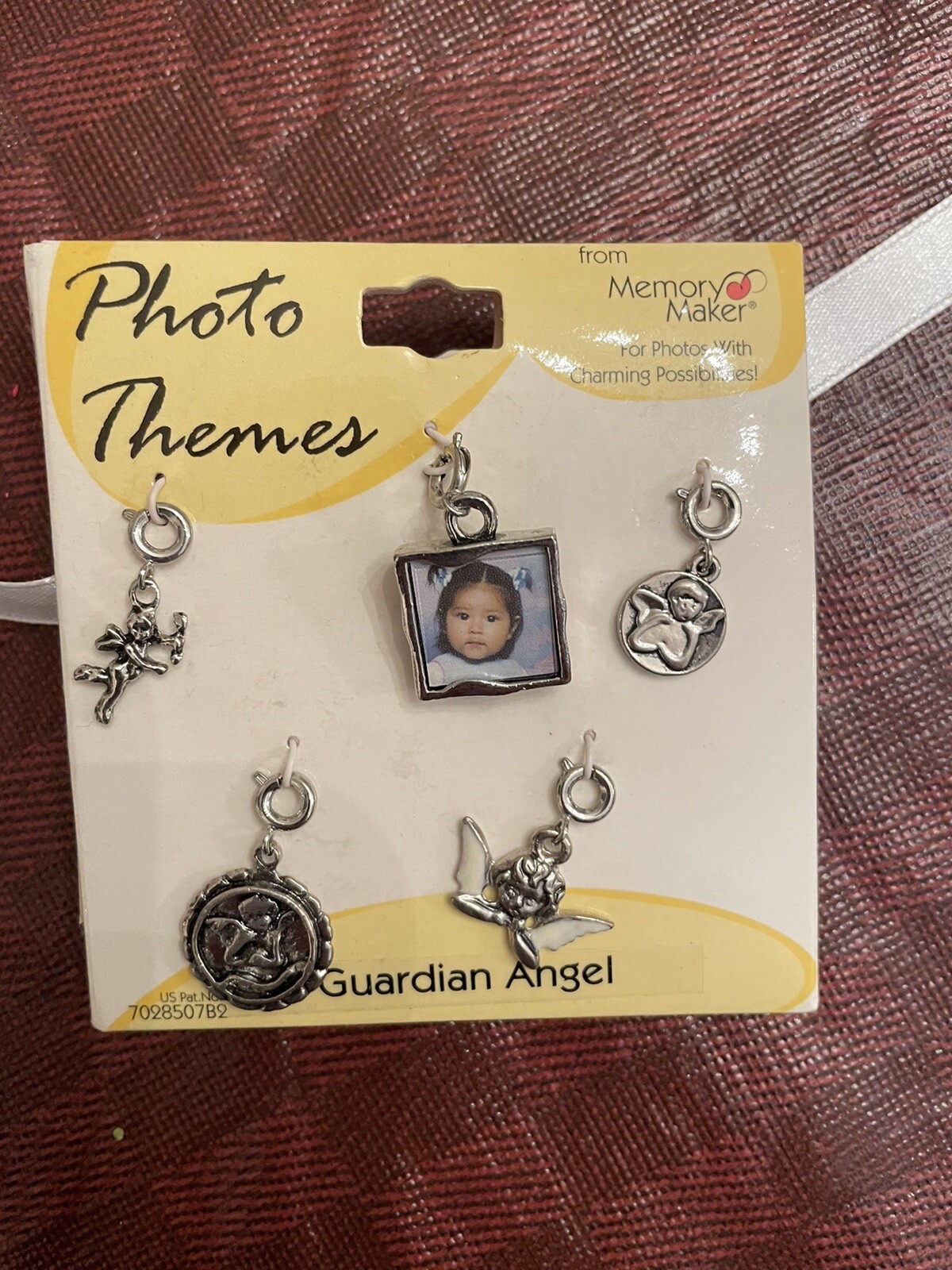 Photo Charms, Customizable For Changing Photo/ Guardian Angel