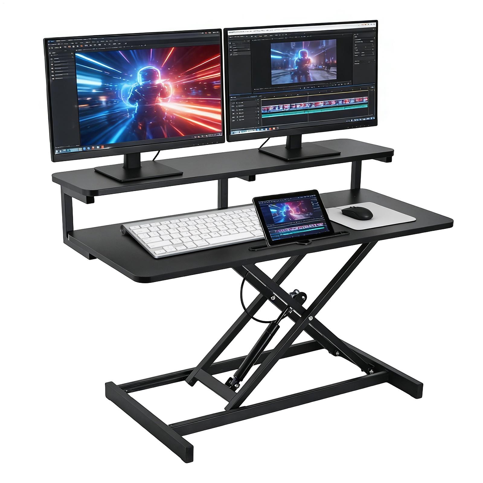 37 Inch Home Office Desk Converter Height Adjustable Computer Desk Riser