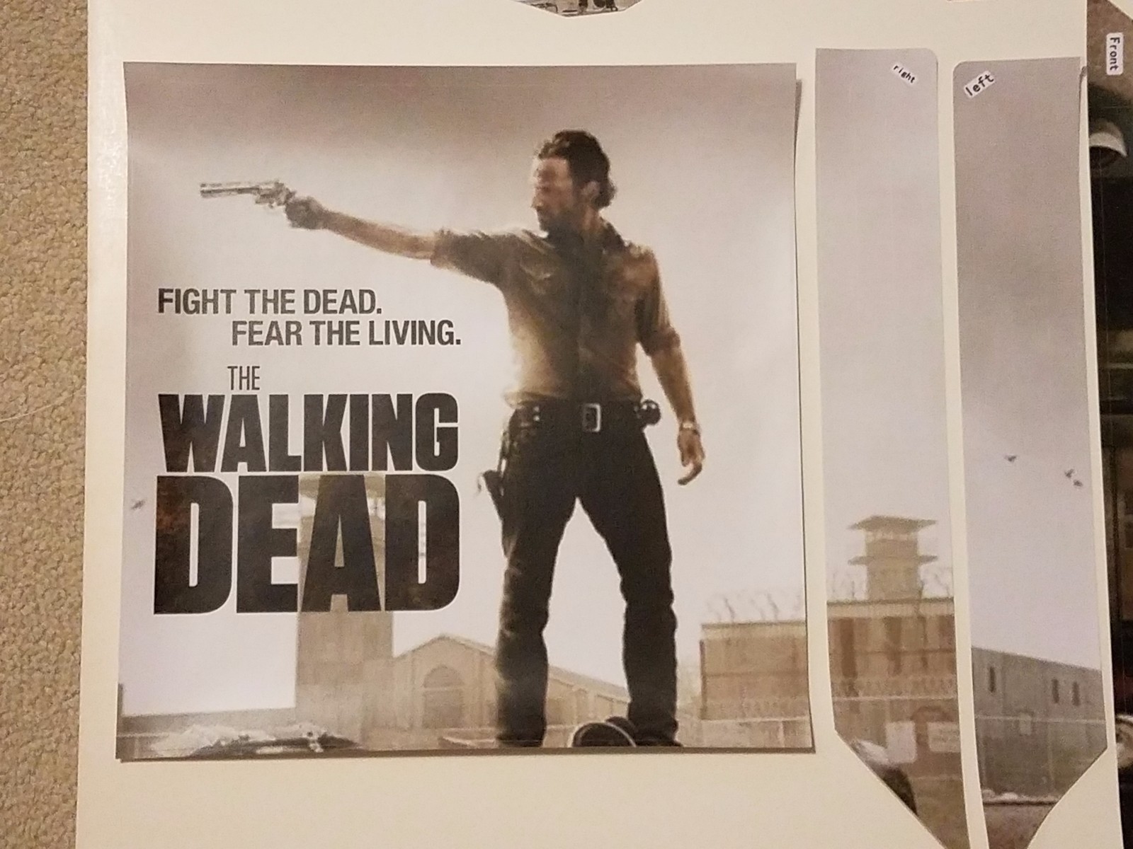 Sony PS4 Pro Console and Controller Skins /Decal-- The Walking Dead TWD (Pro)