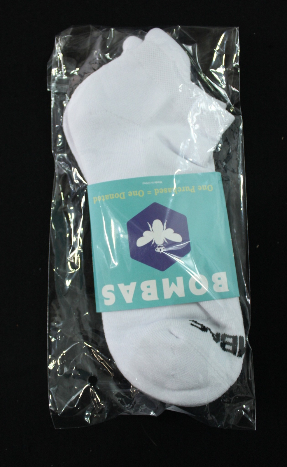 Bombas Women's Solids Cushioned Midweight Ankle Socks NN7 Large White NWT
