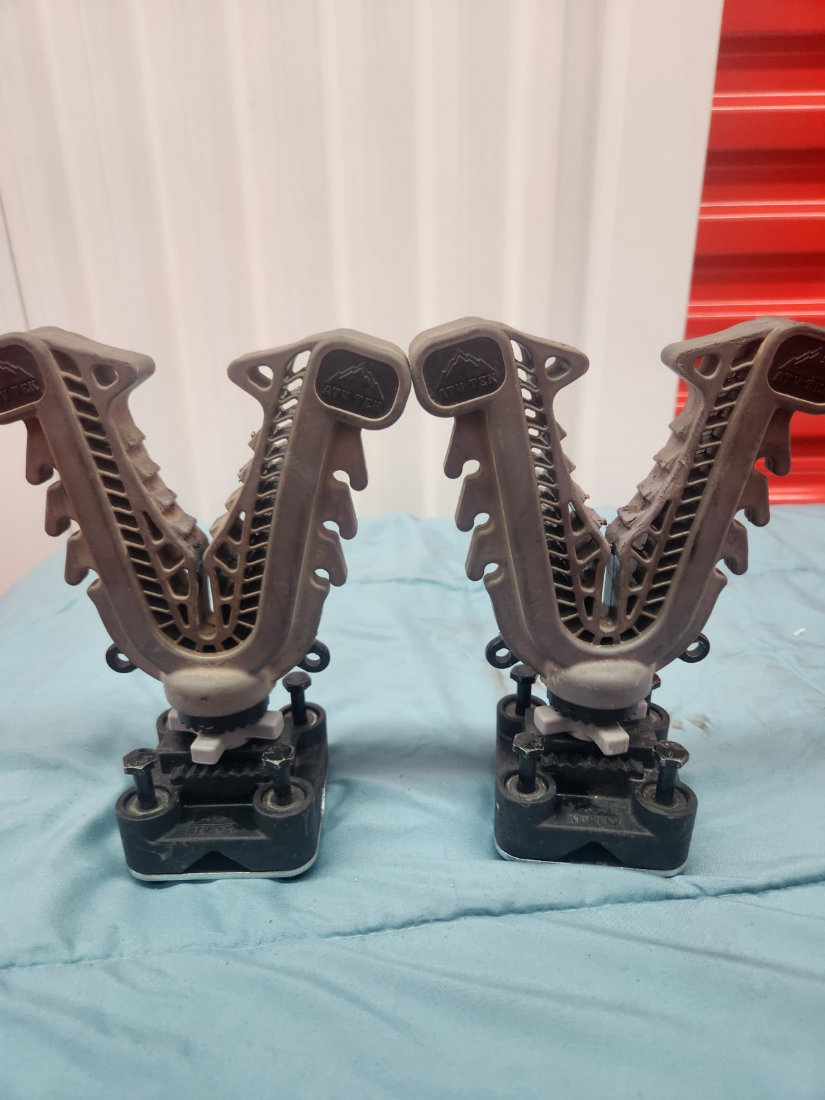 ATV-Tek V-Grip ATV Gun and Bow Grey Handlebar Mount Pre-owned Good Condition #2