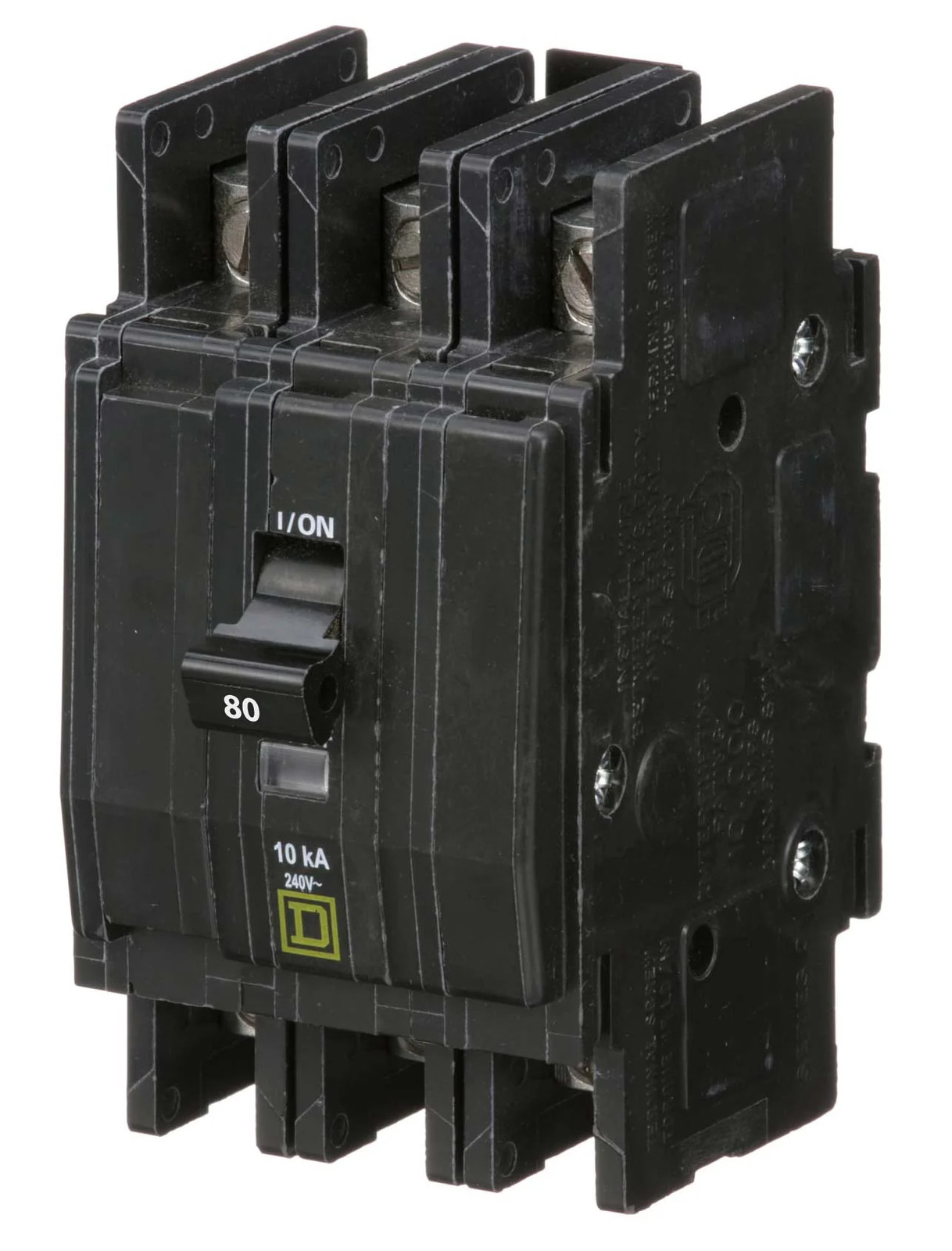 NIB - Square D - QOU380 - 80A 3-Pole Mini Circuit Breaker