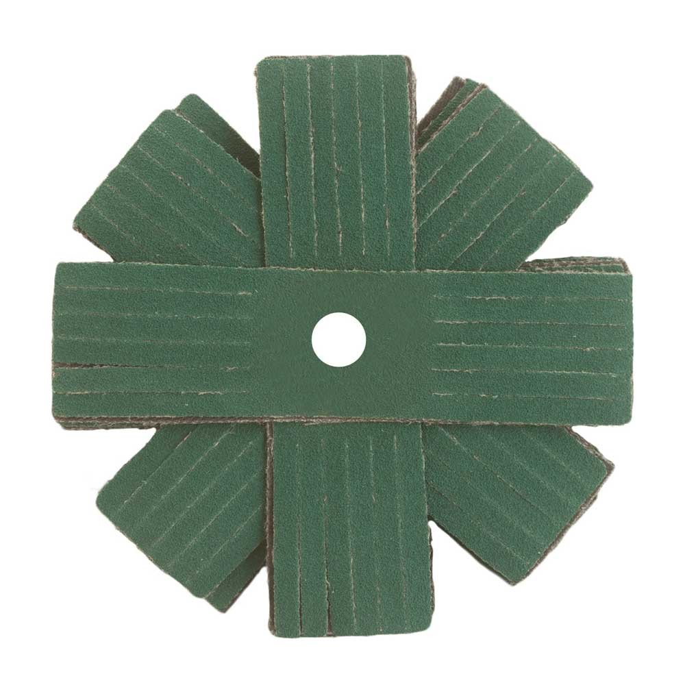 Keystone 4510 Keystone 6" Sanding Mop Refill - 80 Grit - 24 Strips