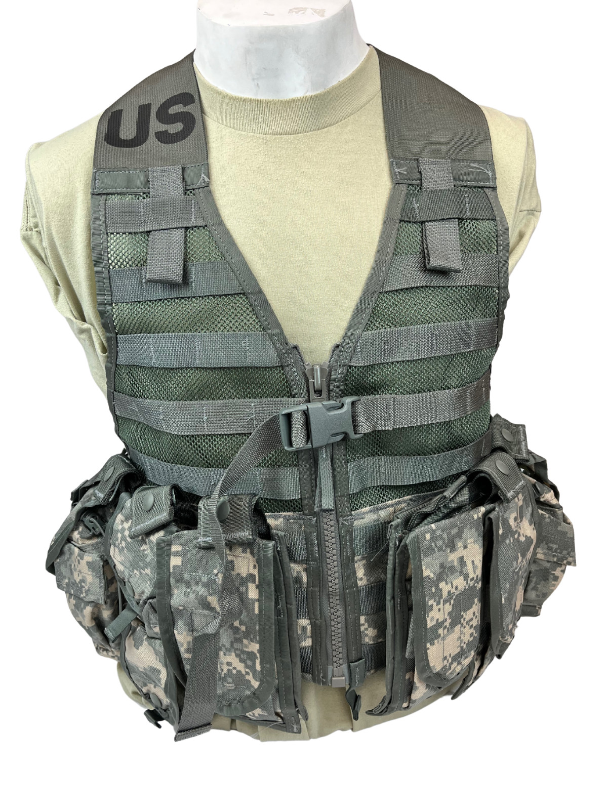 ACU FLC Load Bearing Vest and Mag Pouch Set – New *mocinc.1982*