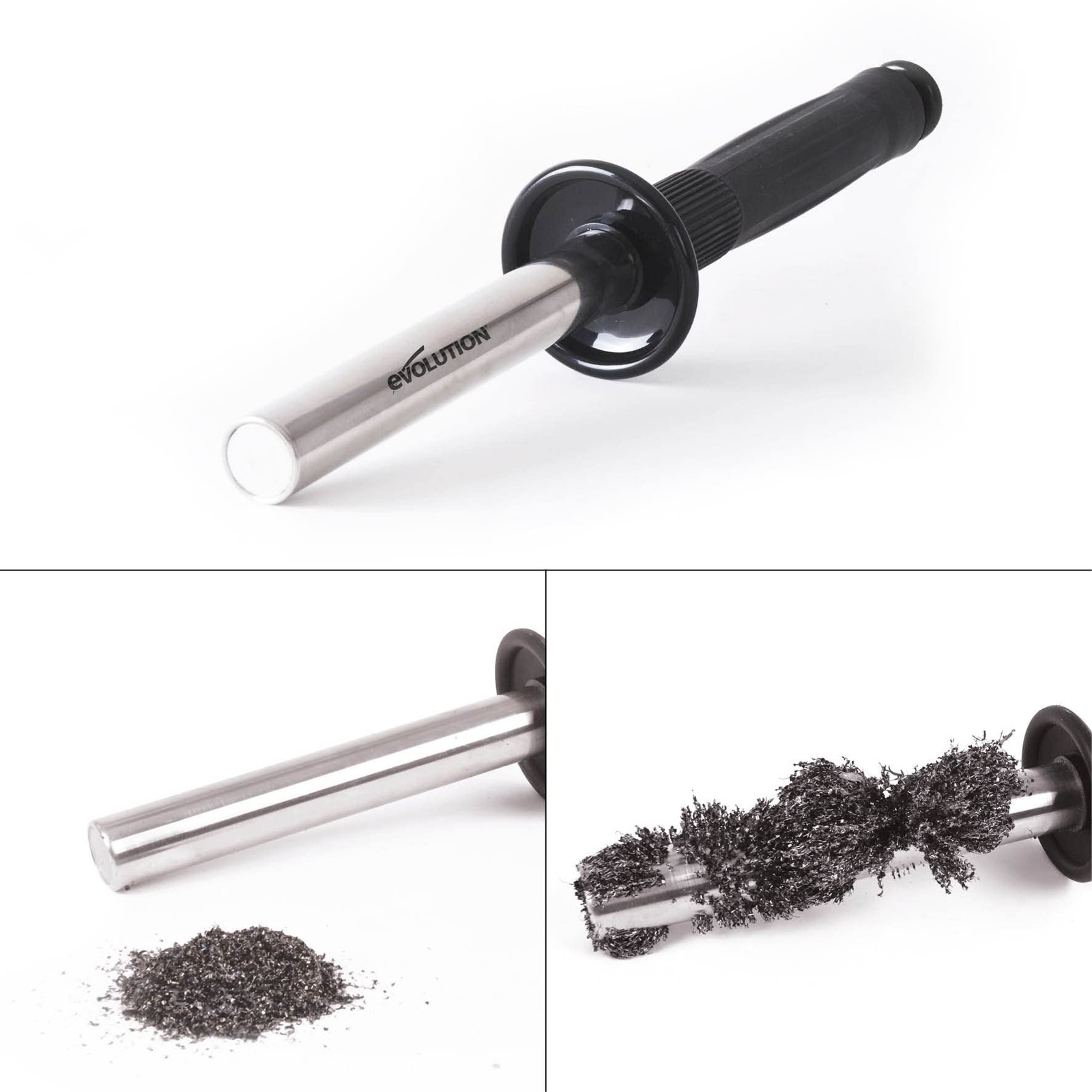 Evolution Power Tools Cyclone Magnetic Swarf & Chip Collector Wand - Silver