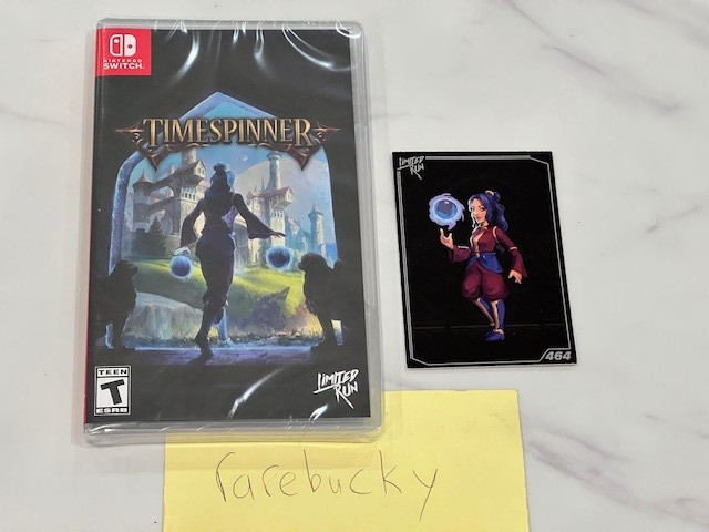 Timespinner (Nintendo Switch) NEW SEALED W/CARD, MINT LRG, CASE FRESH & RARE!