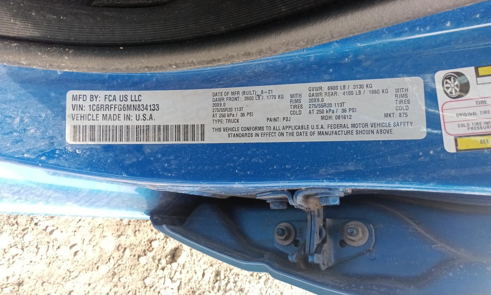TDODR1500 2021 Glove Box 806357