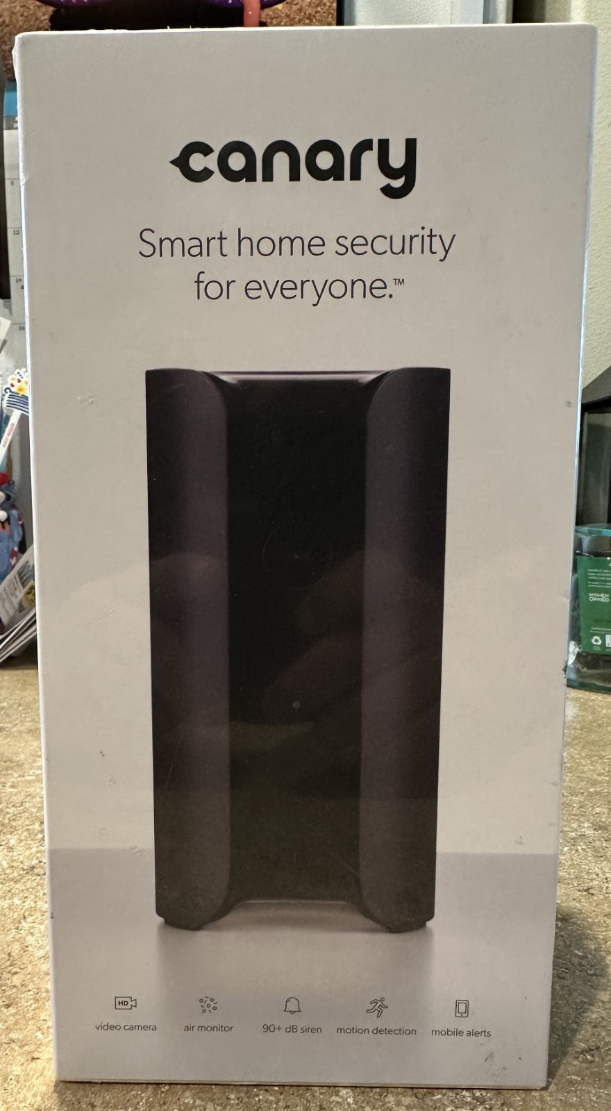 Canary CAN100USBK All-in-One Home Security Camera - Live View From Phone