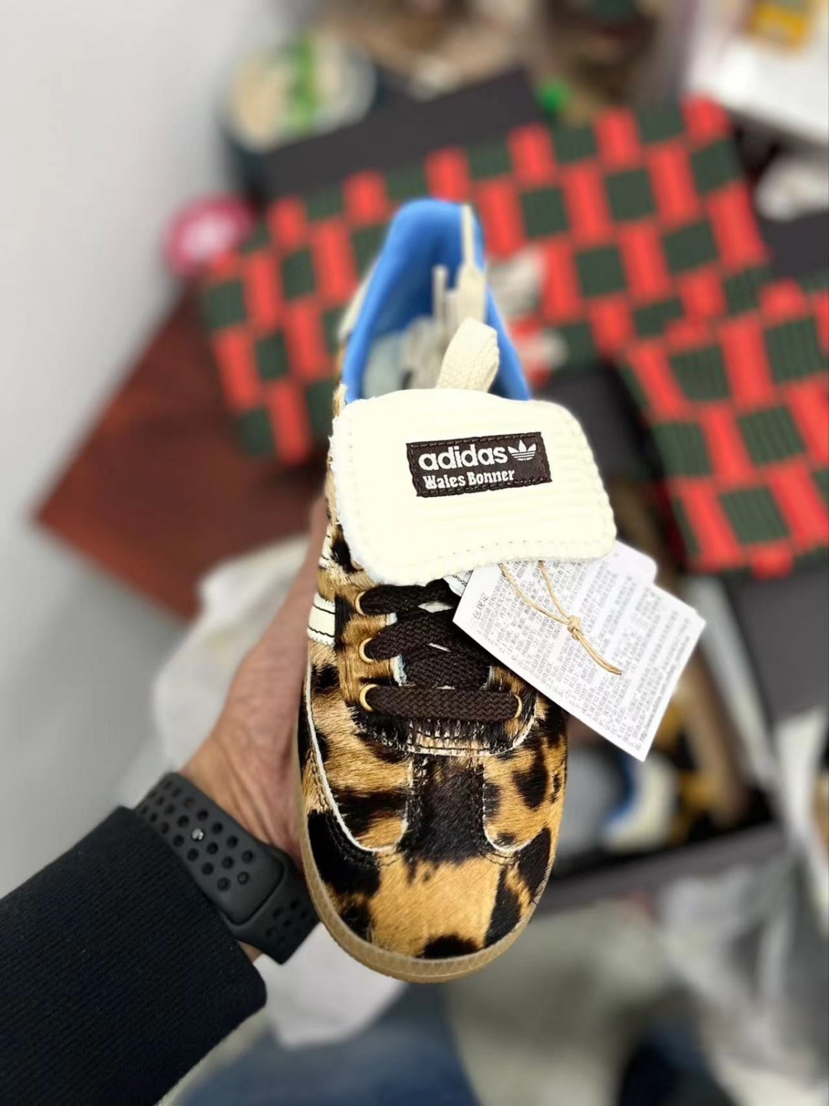 adida s Samba Pony Wales Bonner Leopard - IE0578 - NEW WITH BOX
