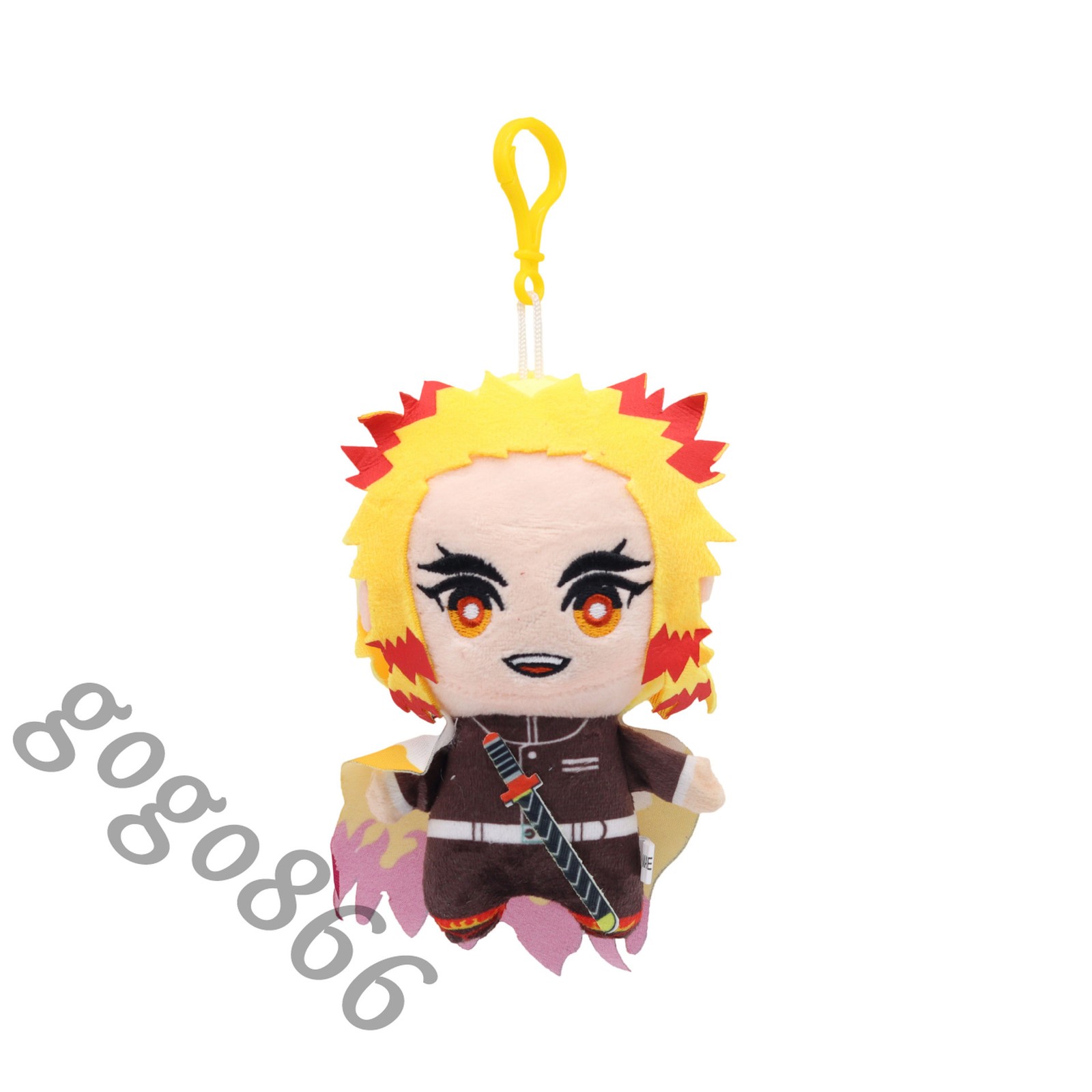 Pendant Stuffed Toy Demon Slayer Rengoku Kyoujurou Mini Plush Doll Original Gift