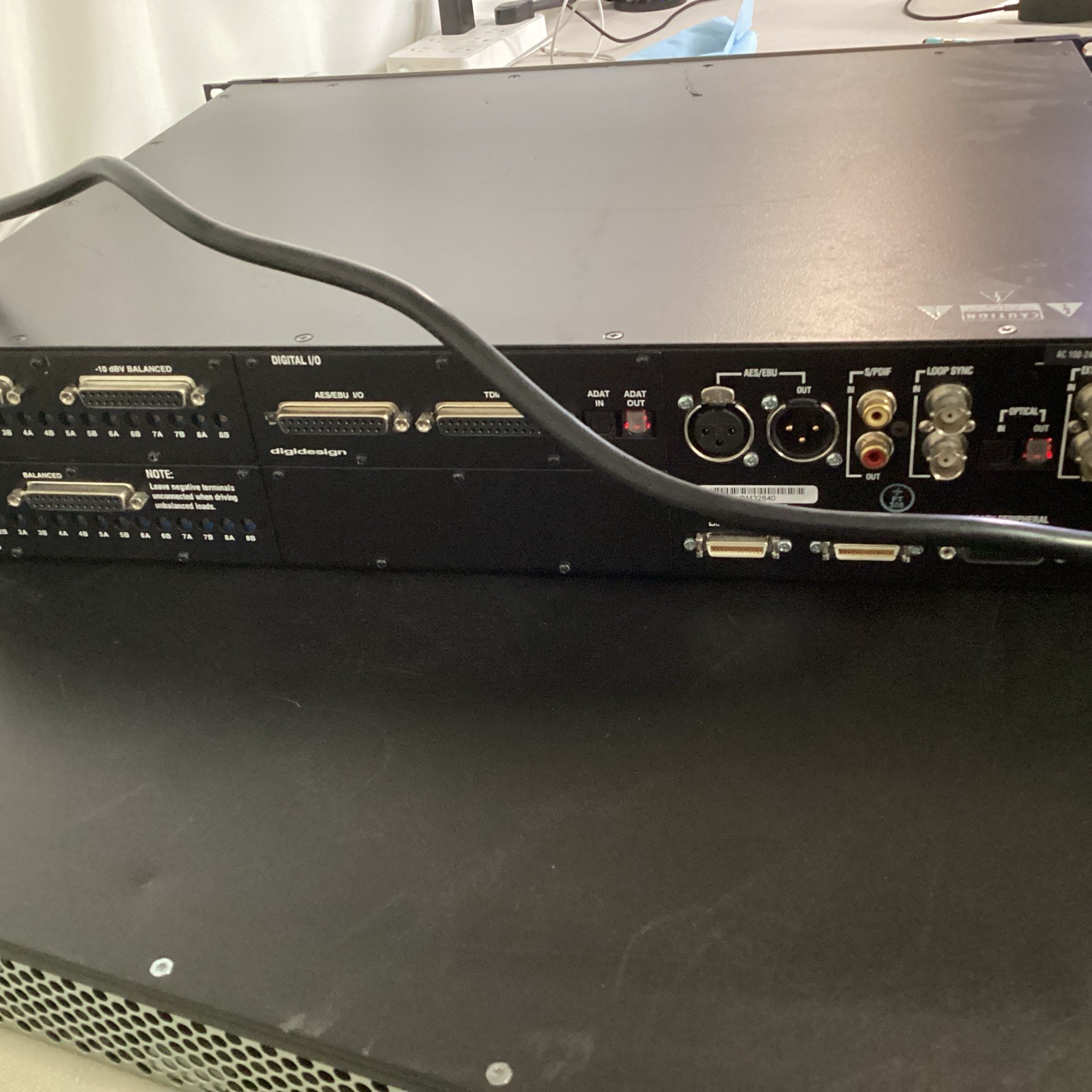 Avid Digidesign 192 I/O ProTools Interface MH192 Digital I/O Analog In/Out