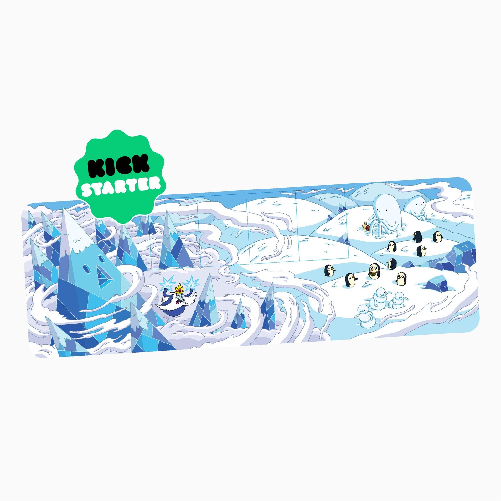 Adventure Time Card Wars: Ice Kingdom Playmat (Kickstarter Exclusive)