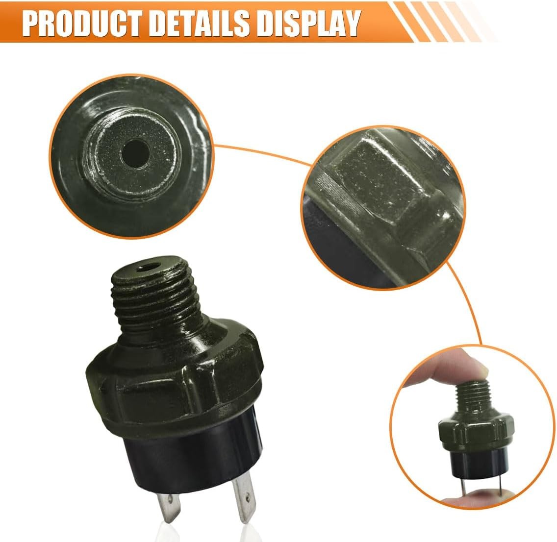 90-120 PSI Air Pressure Switch 1/4" NPT Thread Air Compressor Pressure Switch...