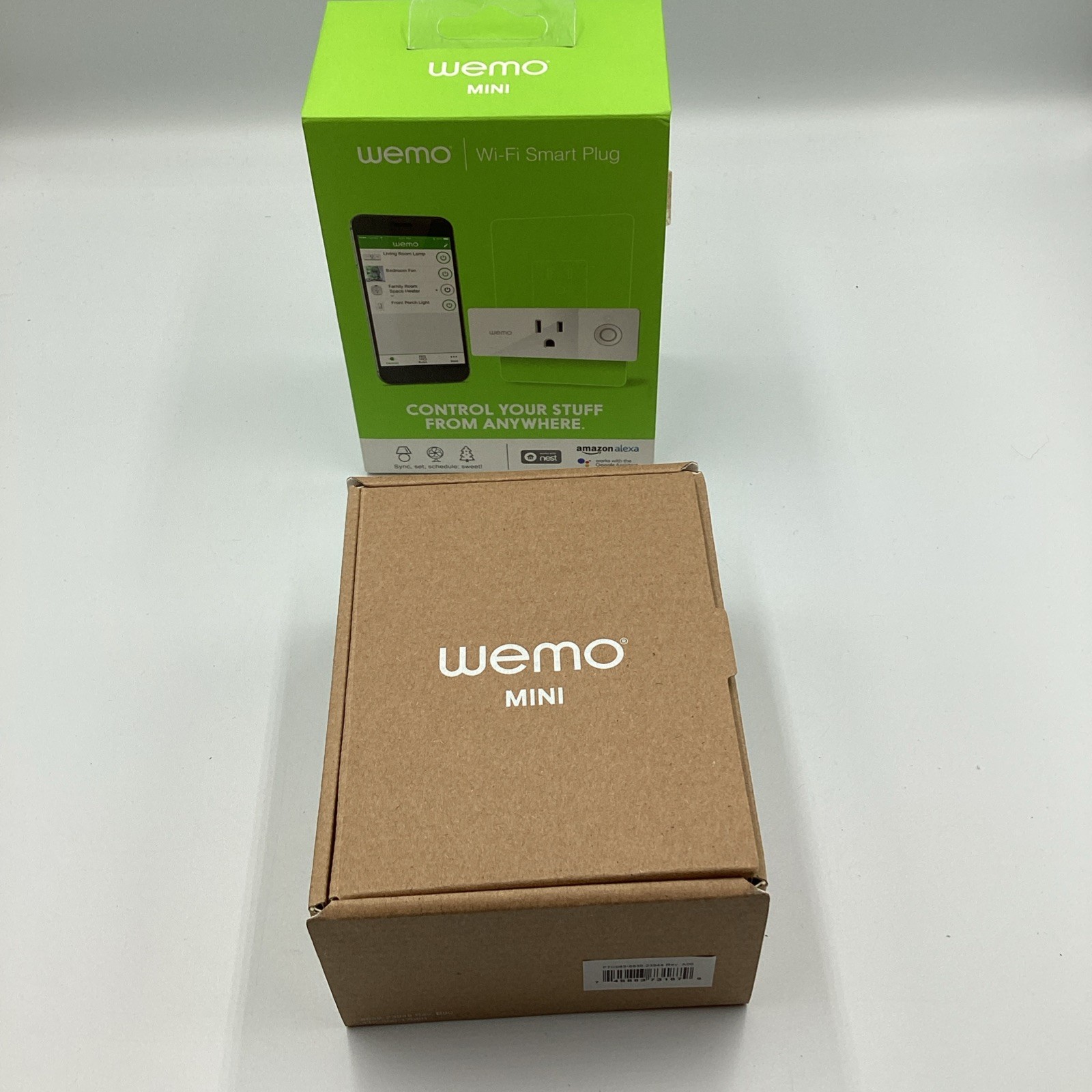 WeMo F7C063 WiFi Smart Plug with Alexa, Google Assistant, & Nest Systems