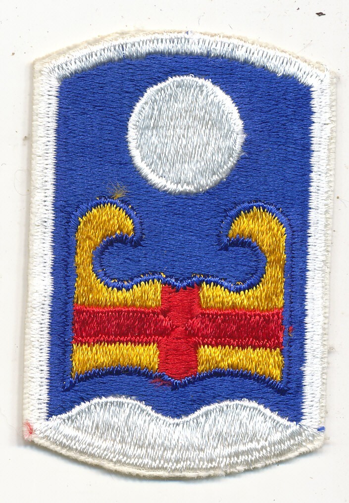 92nd Infantry Brigade patch old cut edge color unissued