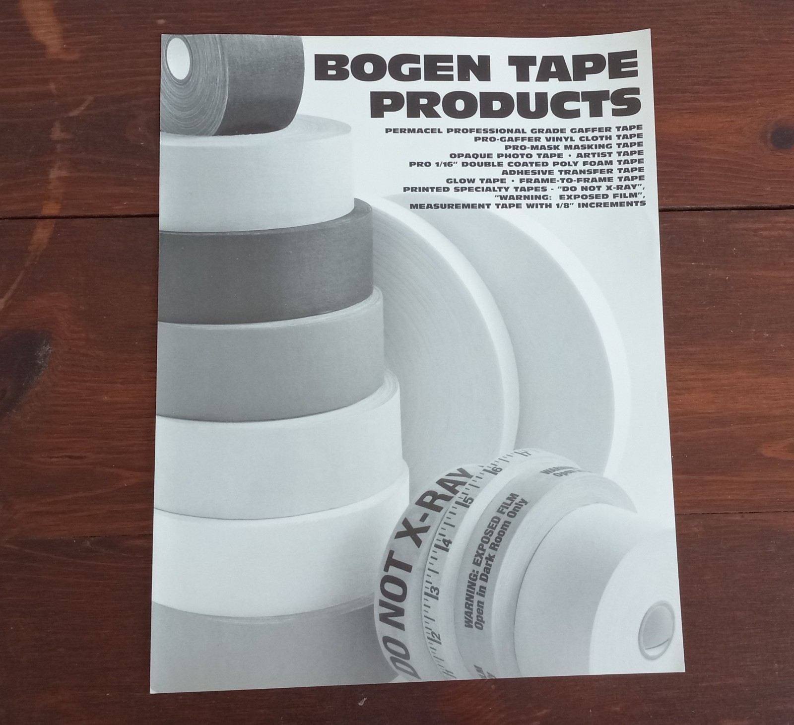 BOGEN Tape Products Brochure