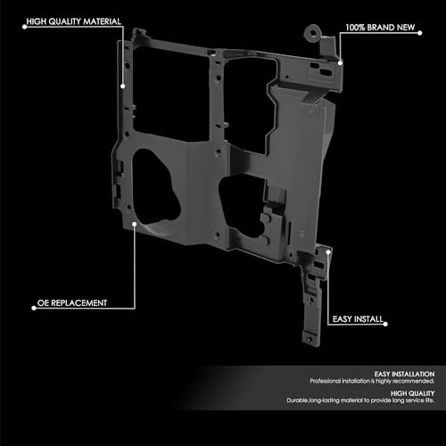 Headlight Bracket HeadLamp Mounting Bracket Panel 99-02 Silverado 1500 -Left
