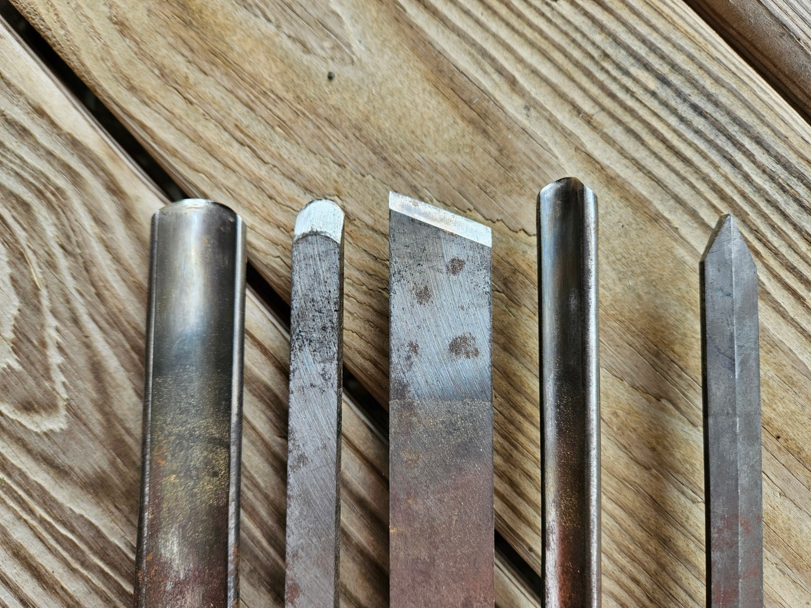 ShopSmith 5 Piece Lathe Chisel Wood Turning Tool Set