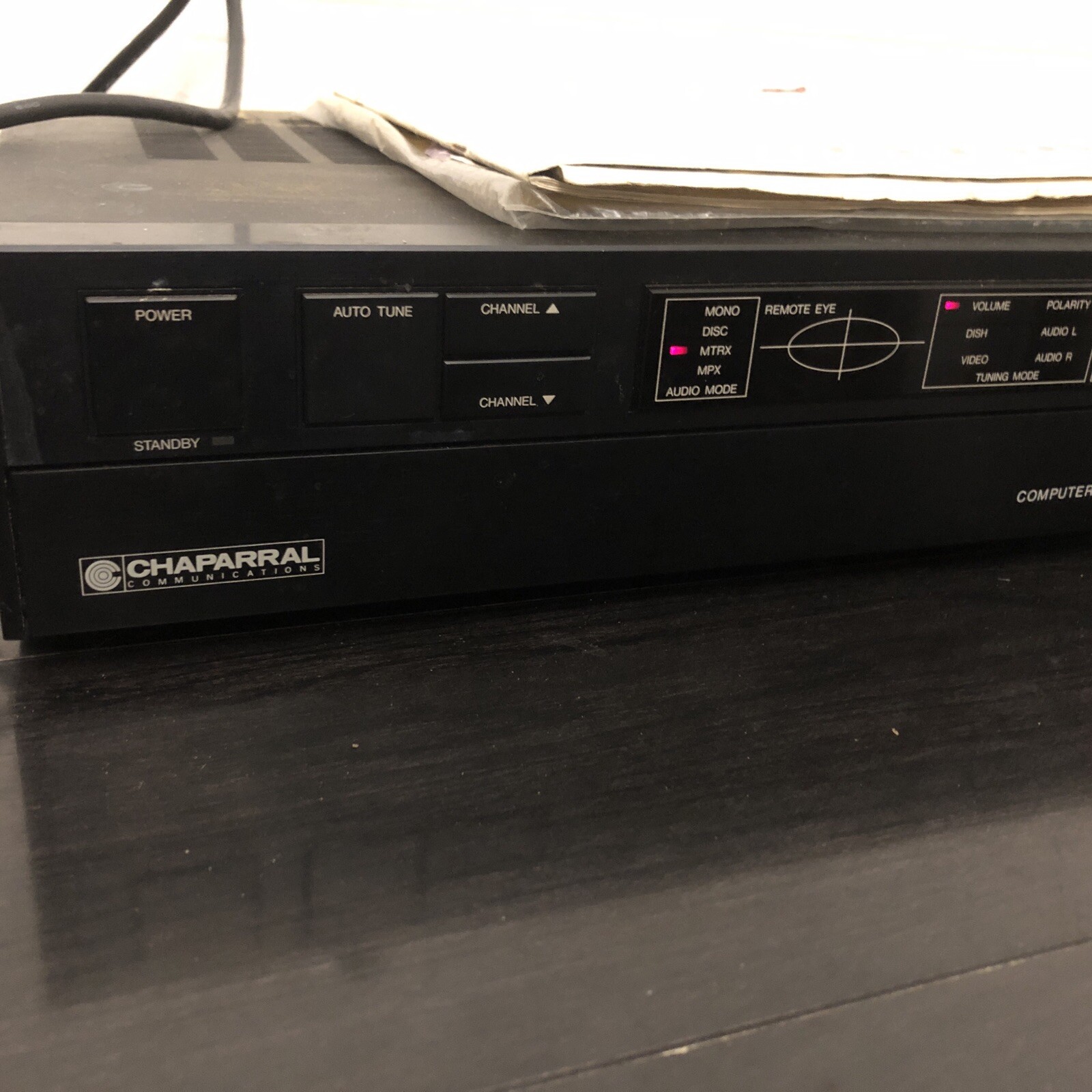 Chaparral Sierra Stereo Computer Synthesized Satellite Receiver Vintage