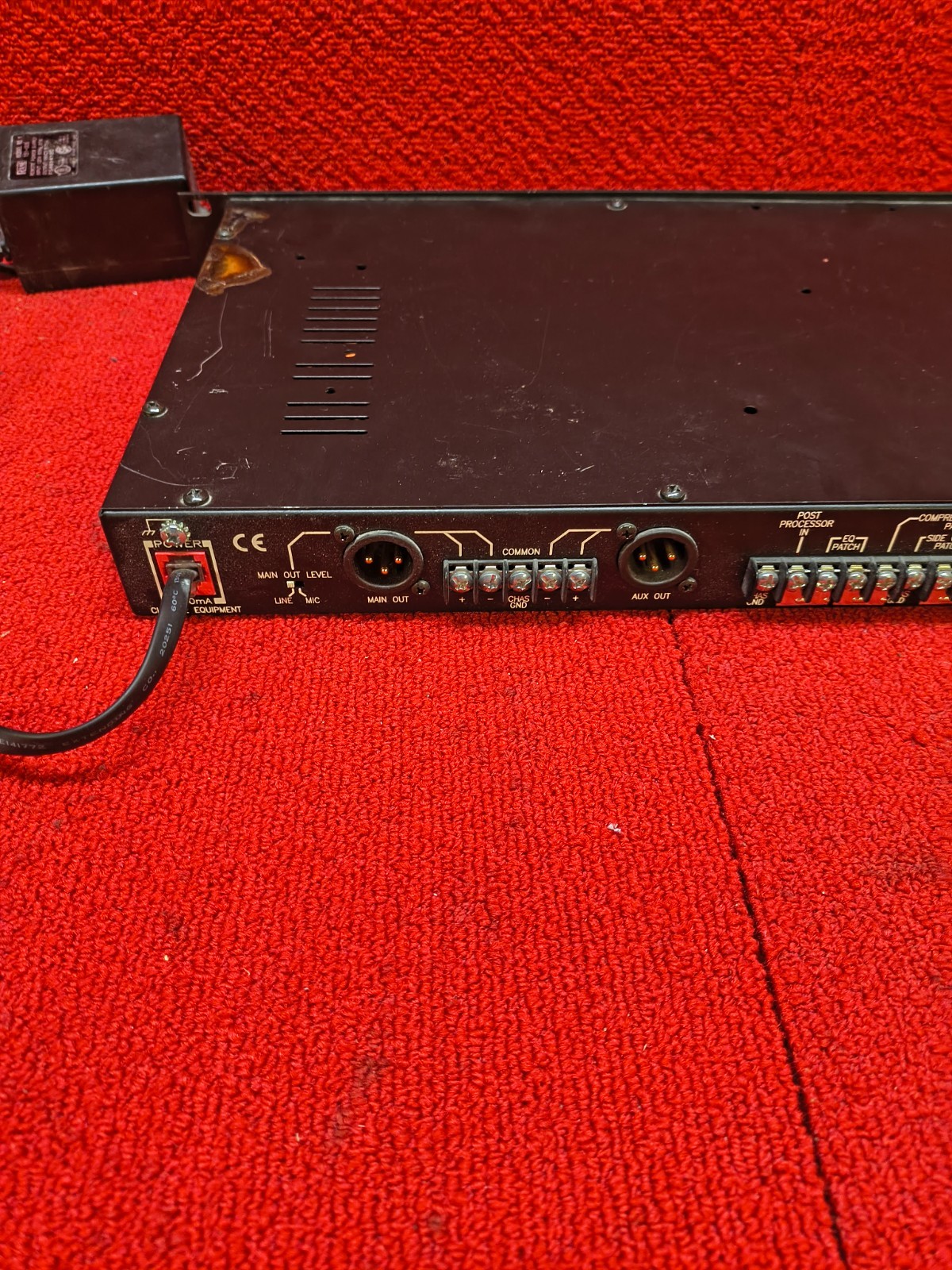 Used Black Rane VP-12 Voice Processor 48V Phantom Power Good Cond