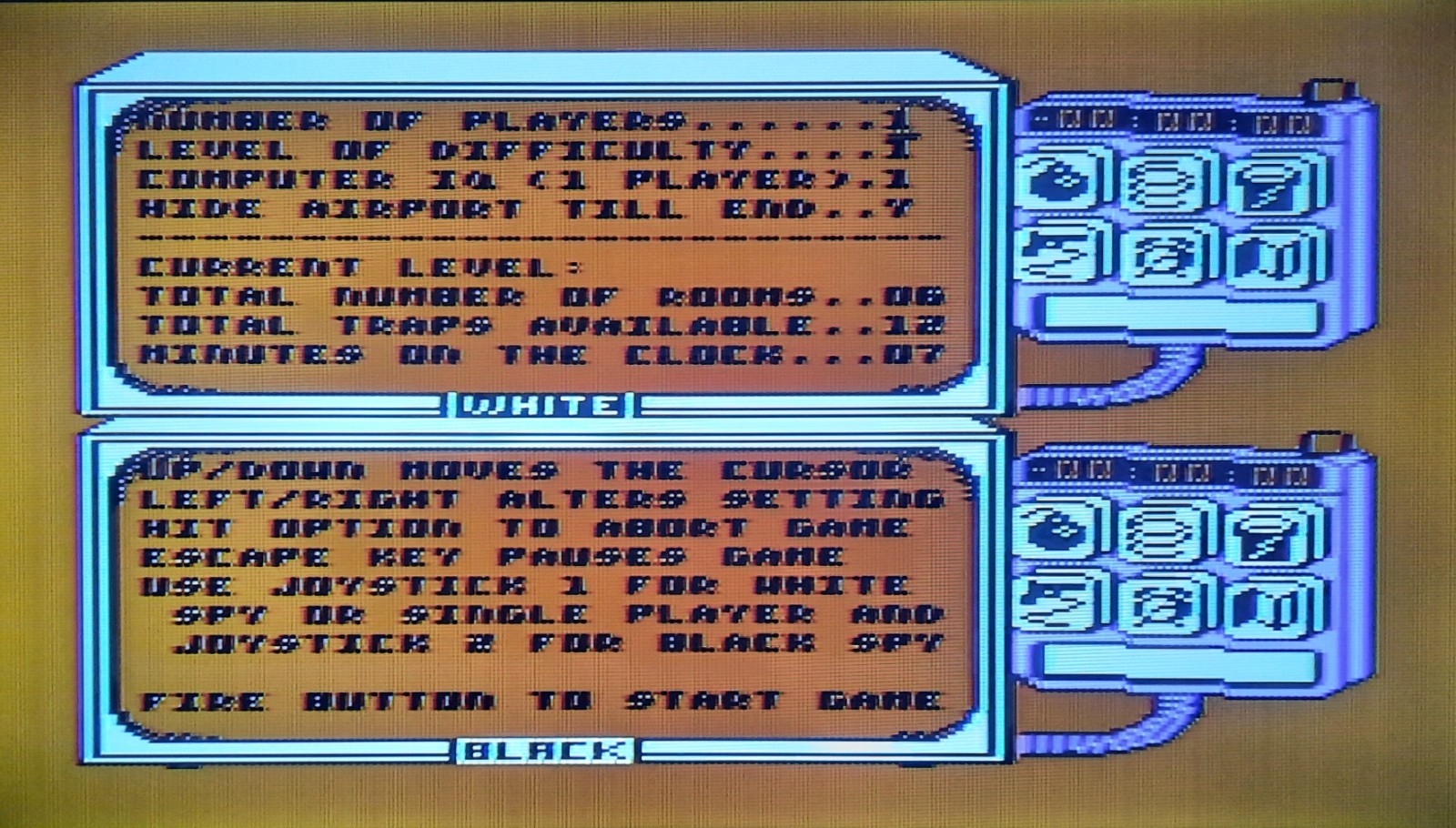 Spy VS Spy Video Game For Atari 8-Bit Computers 800XL/130XE Tested & Working