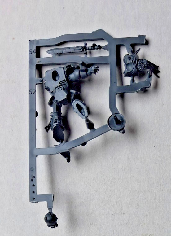 Dead Terminator Space Marine from Malceptor kit Warhammer 40K Tyranids Toxicrene