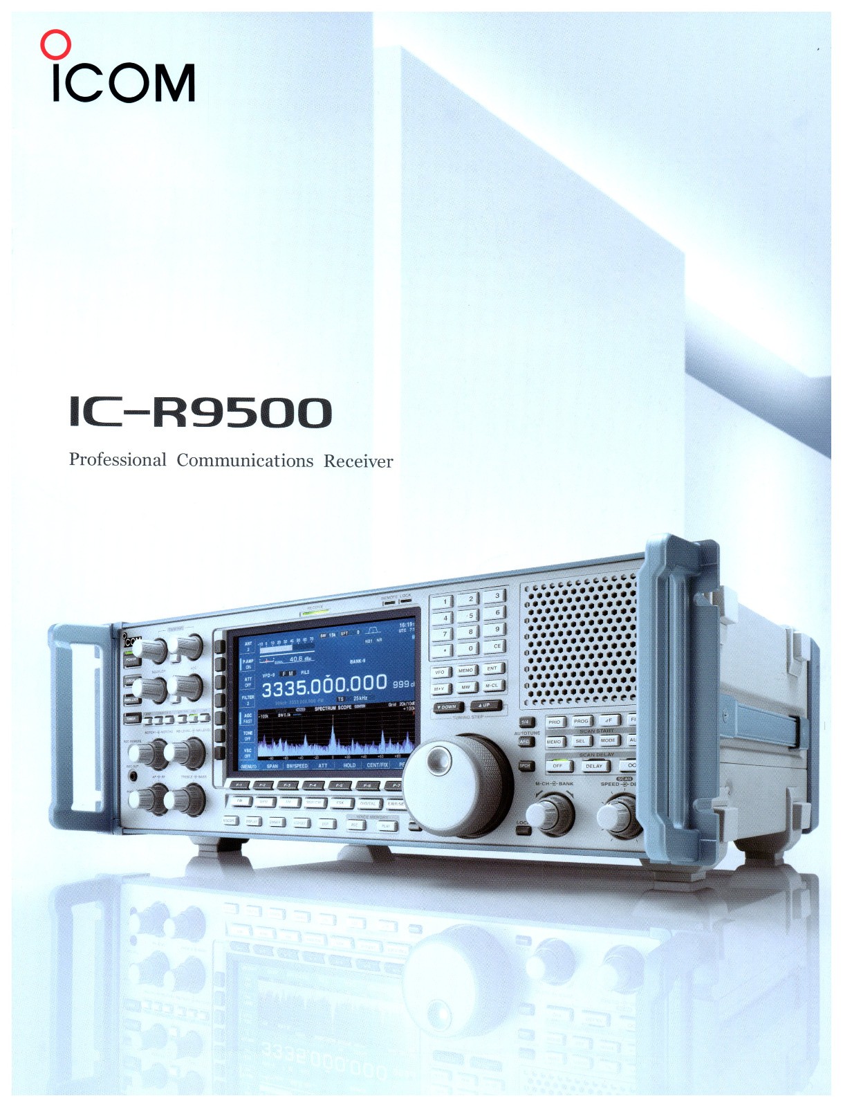 Icom IC-R9500 Professional Communications Receiver Wideband SDR Desktop Brochure