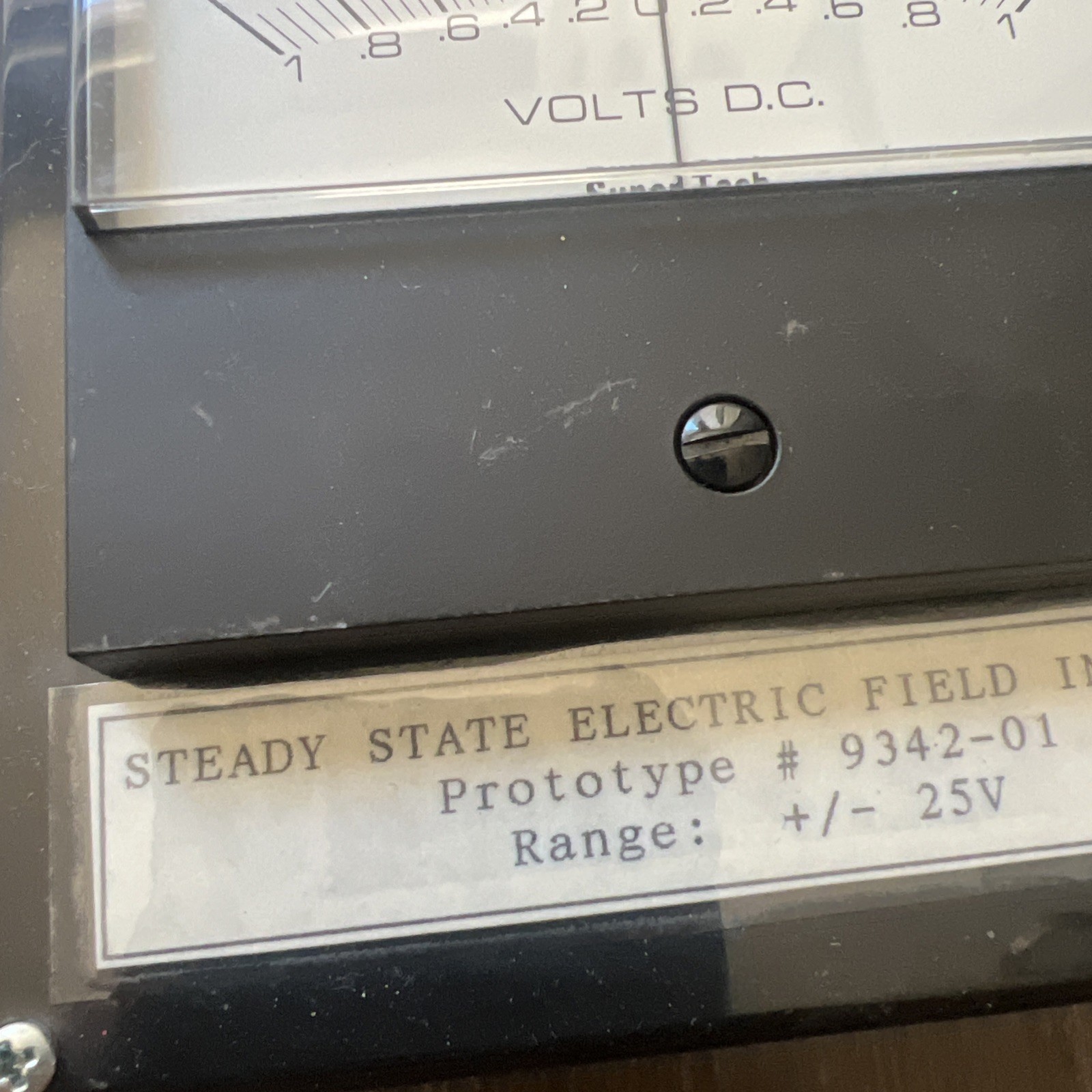 Super Tech Volts DC Steady State Electric Field Indicator Prototype 9342-01