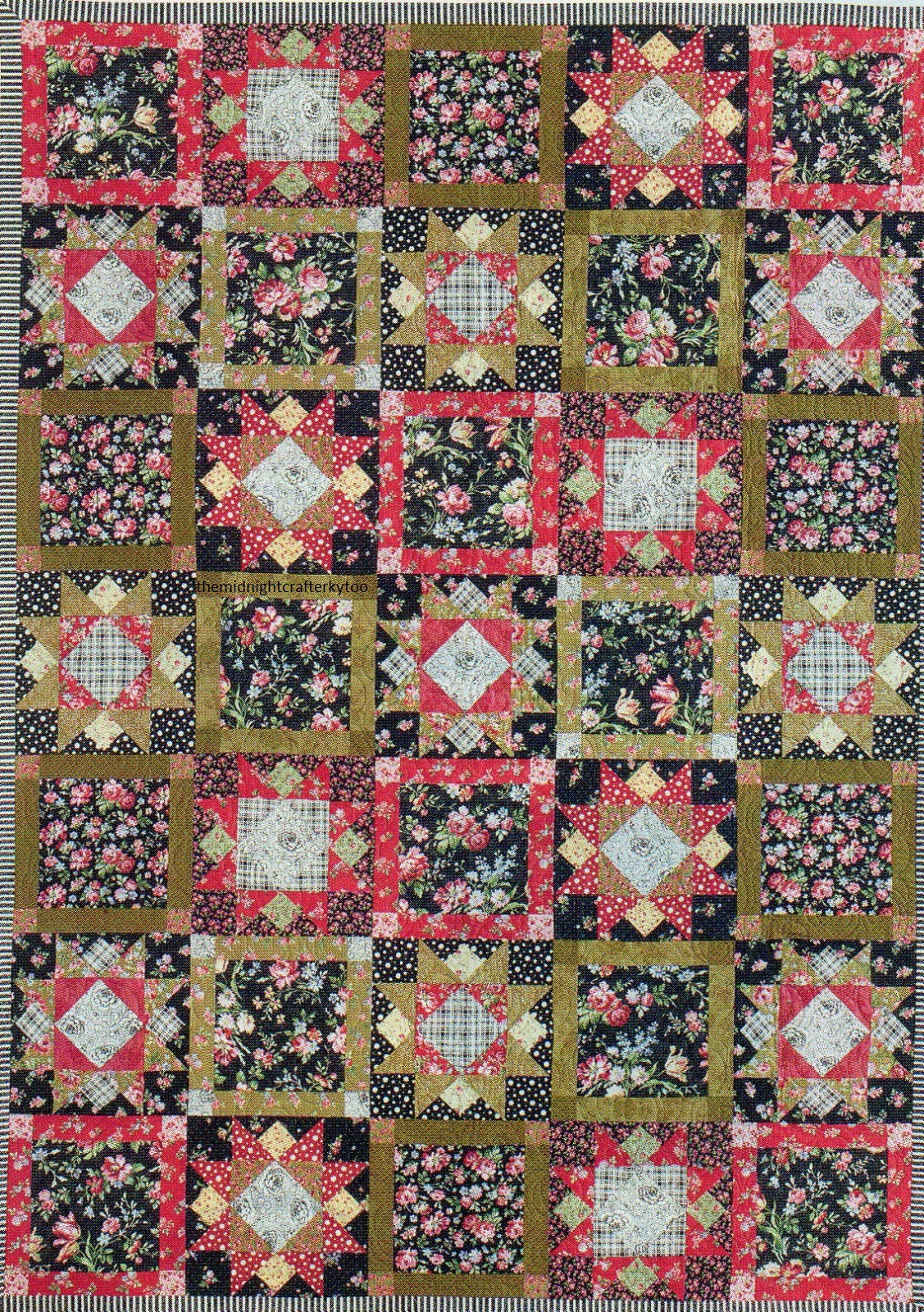 Winter's Night Quilt Pattern Pieced HH
