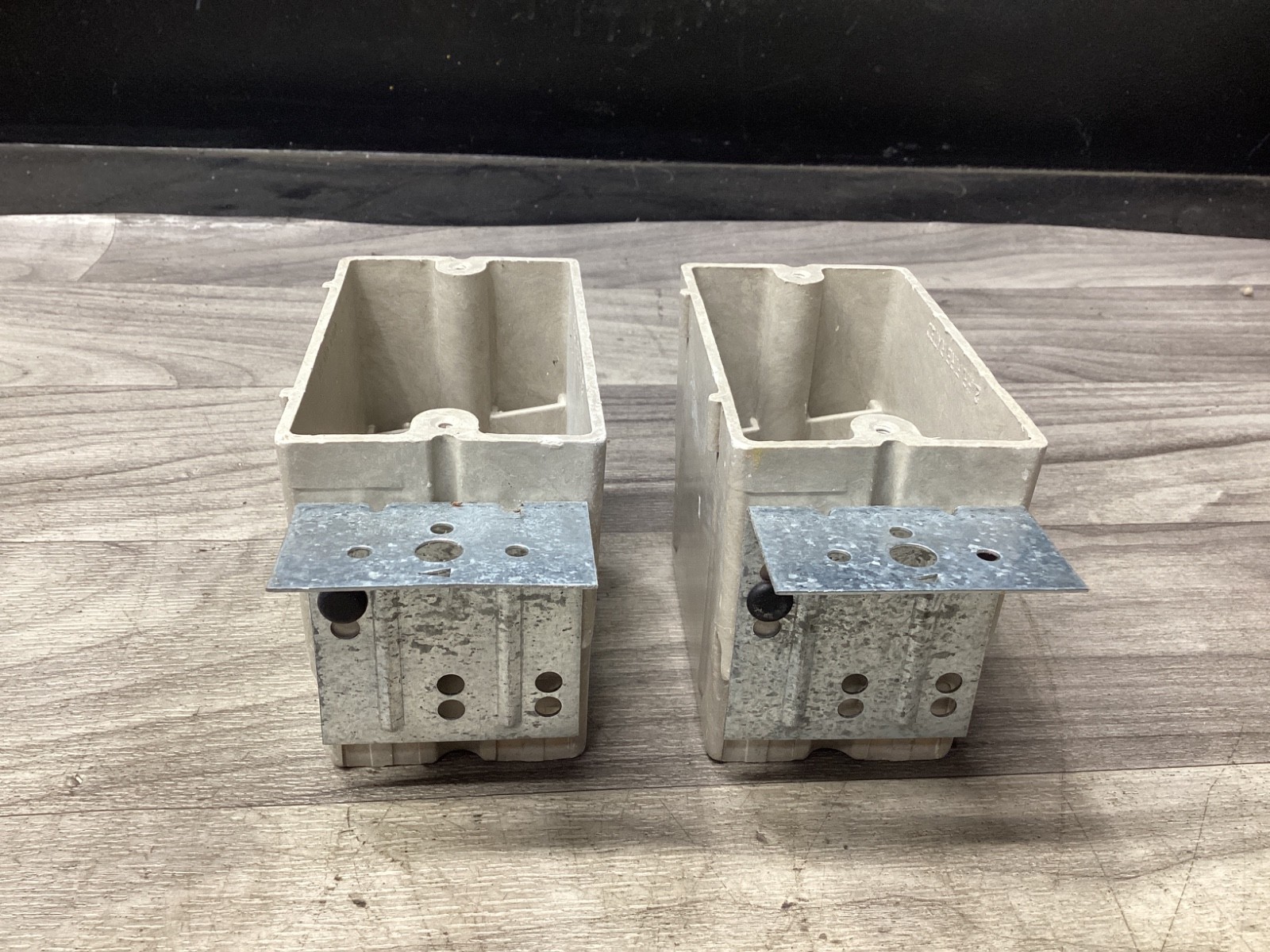 LOT of 2 BRAND NEW, Allied Moulded 1098 Gang Box #104D67PR5