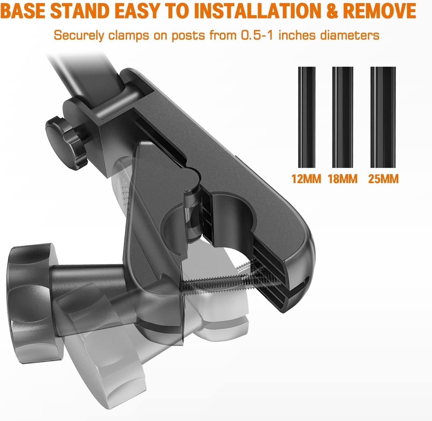 360-Degree Rotating Tablet Mount for Mic Stand – Perfect for Live Performances