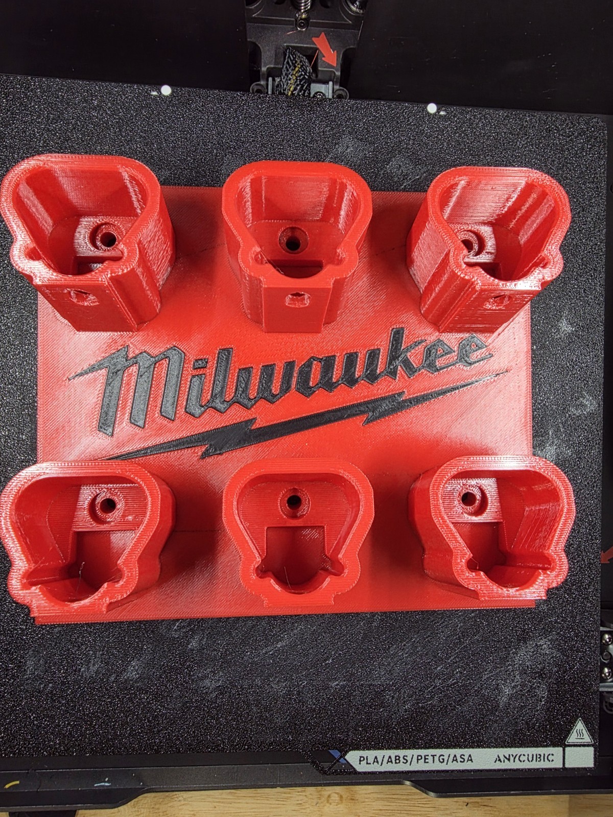 M12 Battery Wall Holder Storage Milwaukee