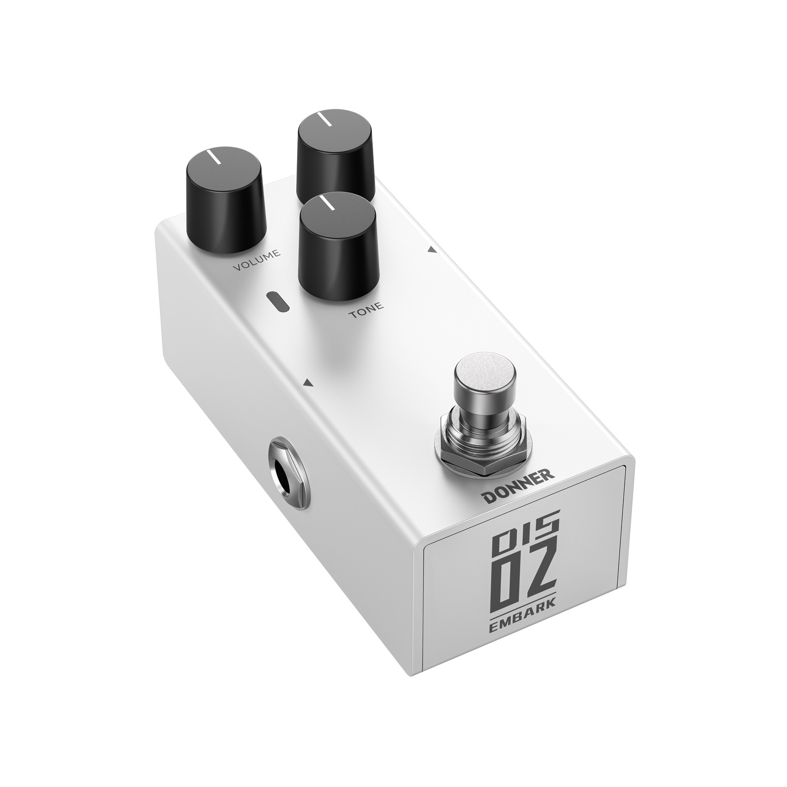 Donner EMBARK 02 Distortion Analog Effects Pedal True Bypass DIY Shell + Sticker