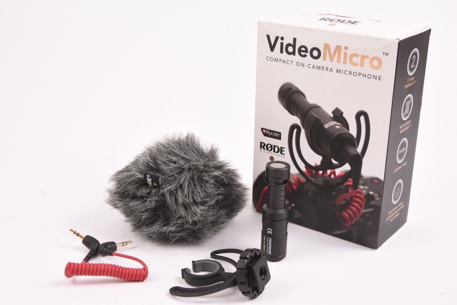 Rode VideoMicro Compact Shotgun Condenser  On-Camera Microphone #T-84141