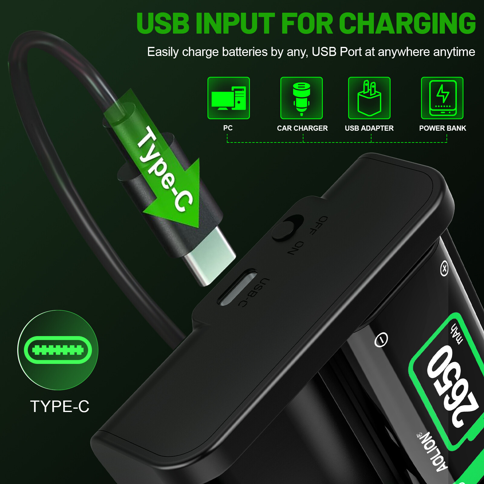 New For Microsoft Battery For Xbox One Wireless Controller 2650mAh Rechargeable
