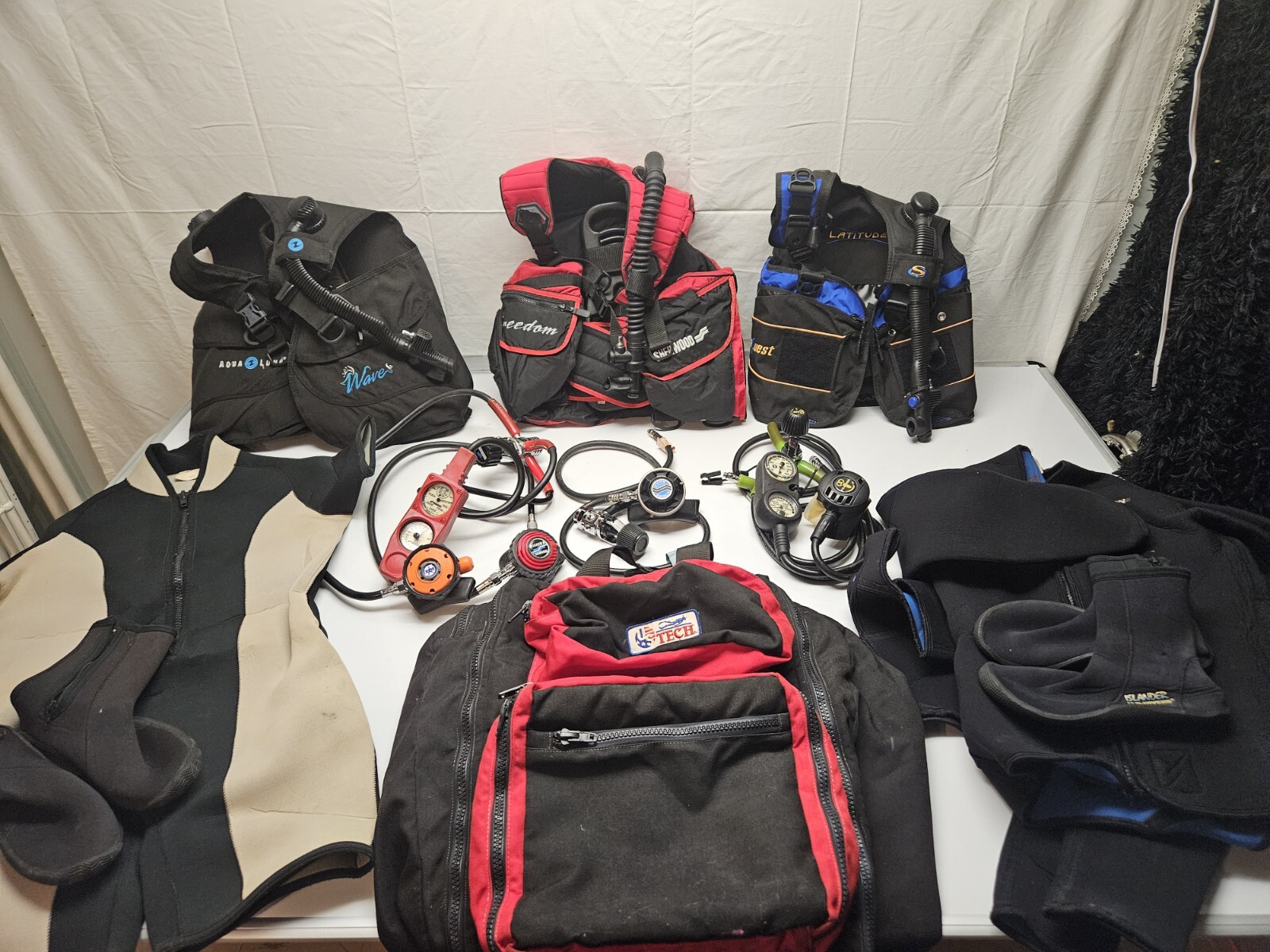 Scuba/Dive Gear Lot Sherwood And US Diver