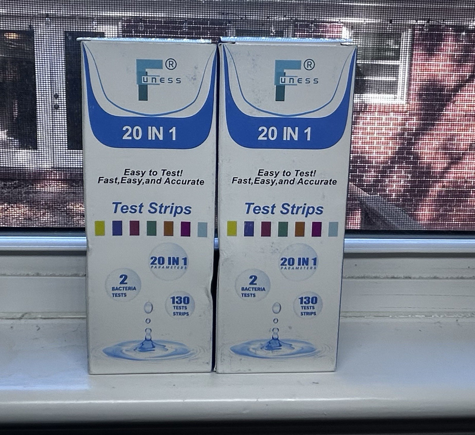 20 in 1 Drinking Water Testing Kit 120 Strips, Home Tap &Well Water Test Kit-X 2
