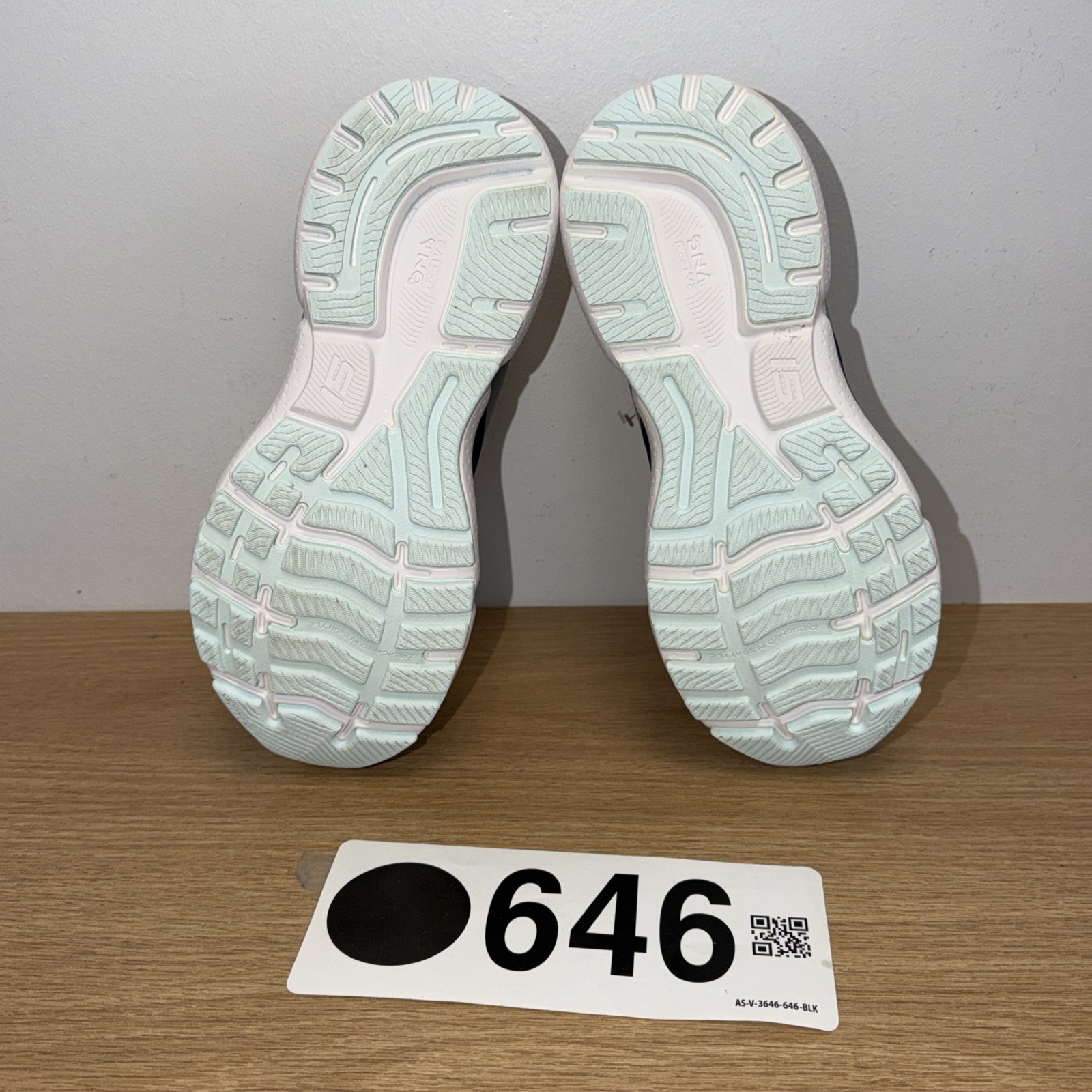 Brooks Ghost 15 Womens Shoes Size 7.5 Navy Blue Running Sneakers 1203801B450