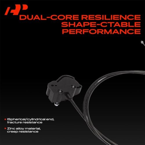 87.36 inch Front Hood Latch Release Cable with Handle | Compatible with