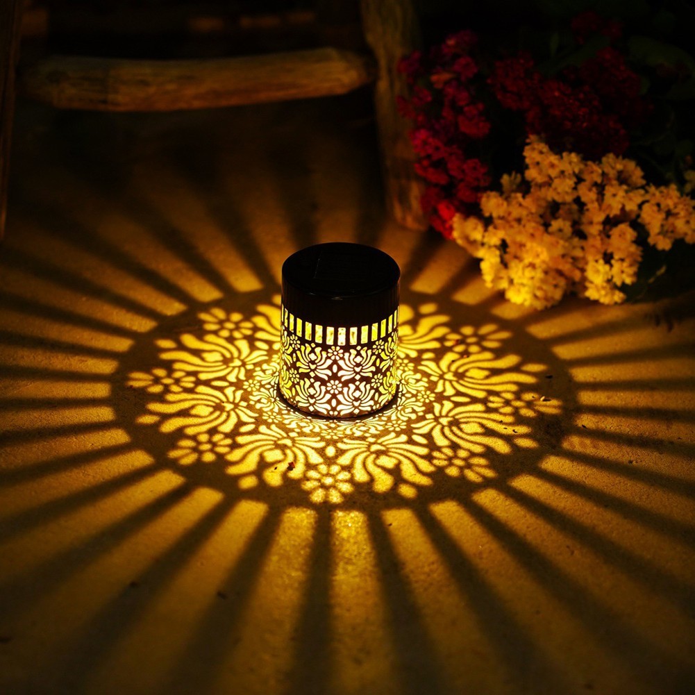 Solar Mandala Lights for Garden Fence Wall Patio Outdoor Decoration IP65 Rated