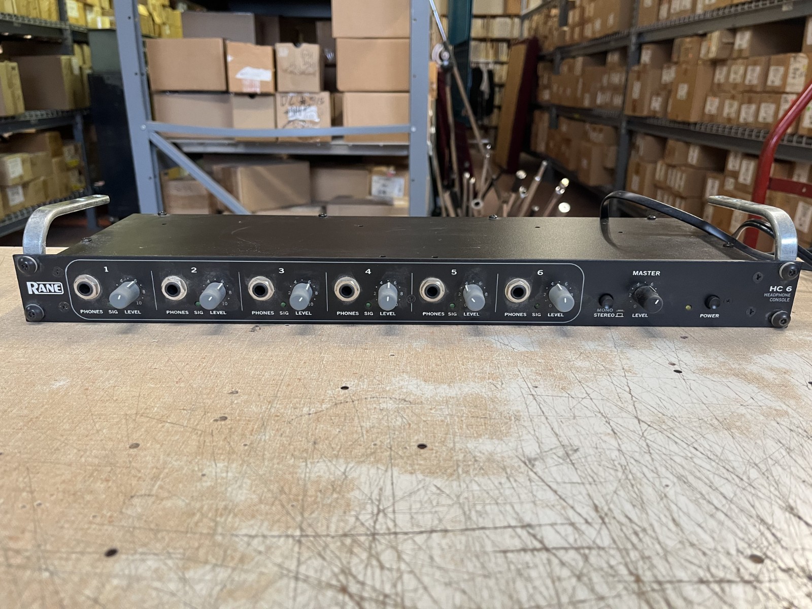 Rane HC6 Rack Mount 6 Channel Headphone Console Amplifier