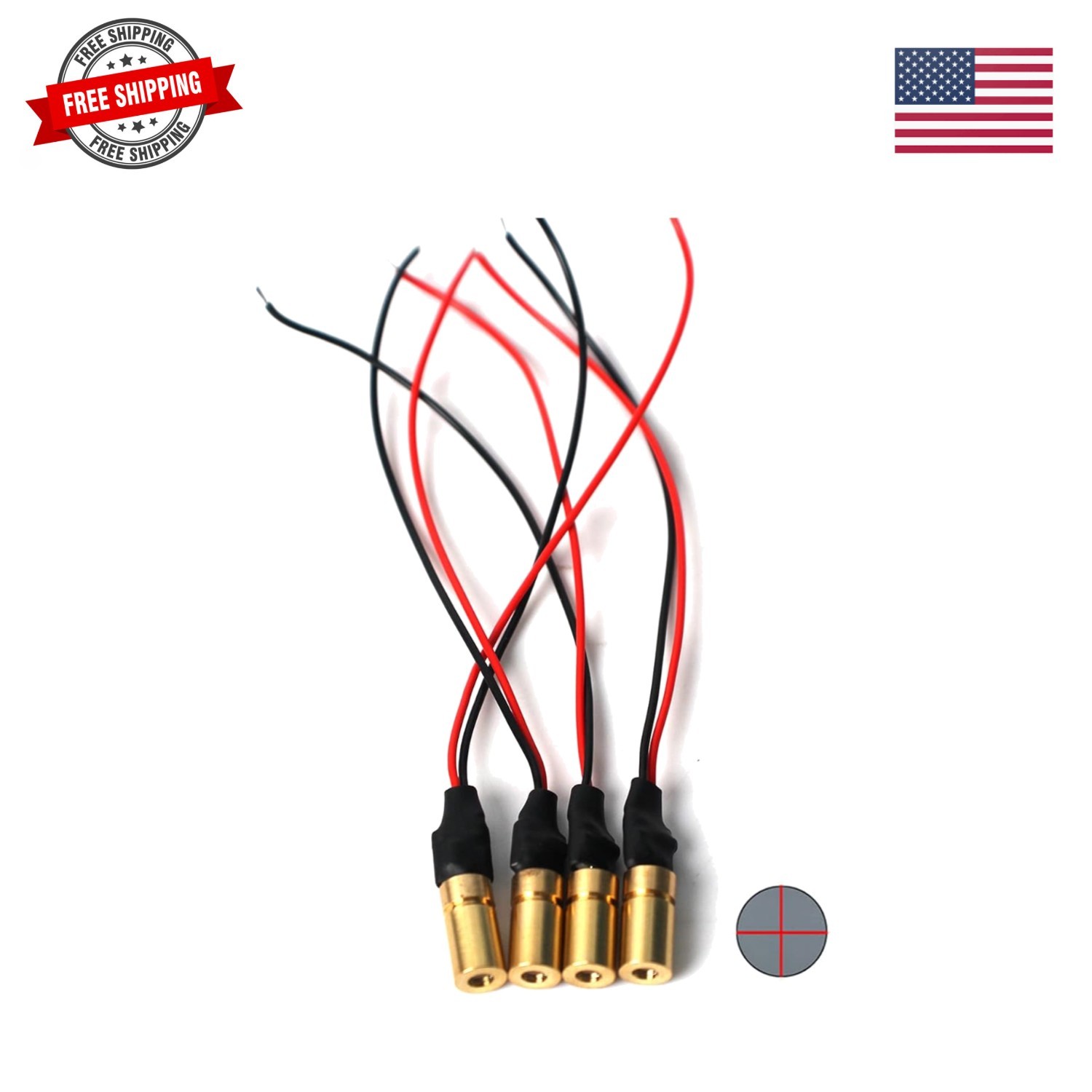 650nm red light laser module industrial laser module adjustable focal length6...