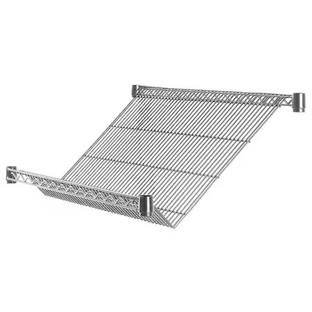 Metro 1824Dnc-1Pk Slanted Wire Shelf, 18X24in, Ldcap 200Lb